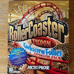 RollerCoaster Tycoon Corkscrew Follies Expansion Pack